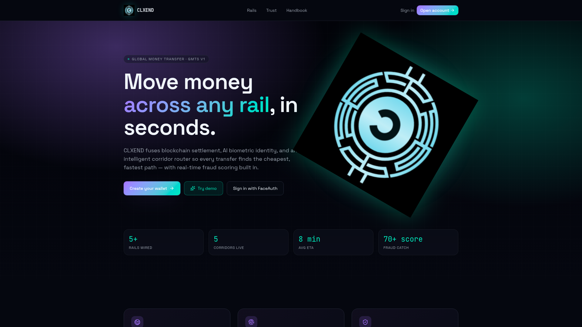 CLXEND — Global Money Transfer System preview